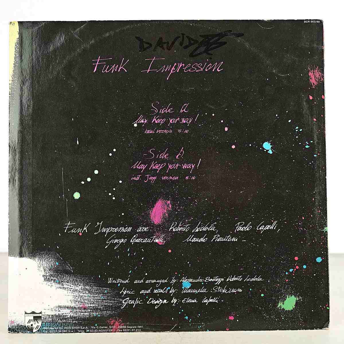 Il vinile funk e l’arte di far contare ogni colpo 1 Vinile LP33 Funk Impresssion
