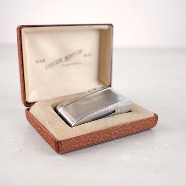 accendino silver match con scatola - immagine 2