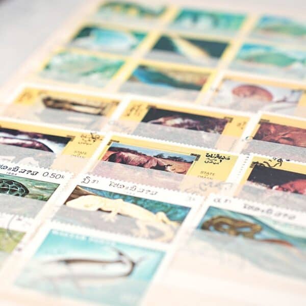 album con francobolli vintage - immagine 6
