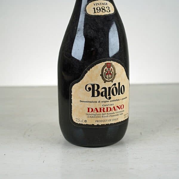 bottiglia barolo cantine dardano vintage 1983 - immagine 2