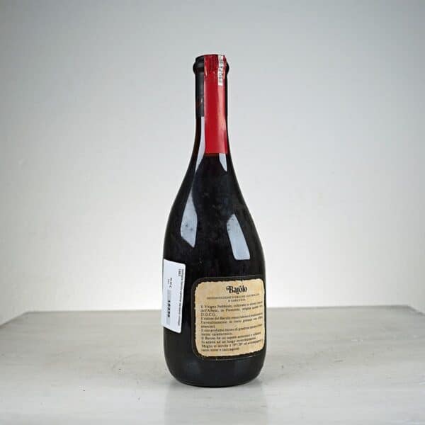 bottiglia barolo cantine dardano vintage 1983 - immagine 4