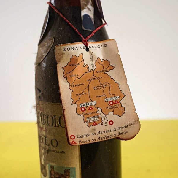 bottiglia vino barolo marchesi di barolo del 1969 da collezione - immagine 4