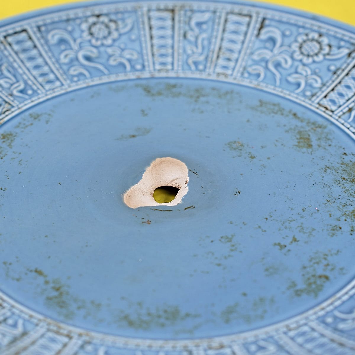 Un piatto Laveno e la storia della tavola industriale italiana 1 Piatto in ceramica Laveno vintage visto frontalmente