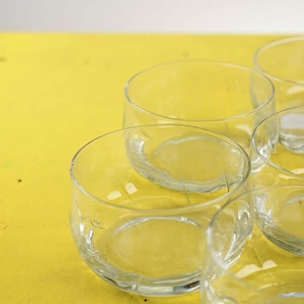 set di 6 ciotole in vetro vintage - immagine 2