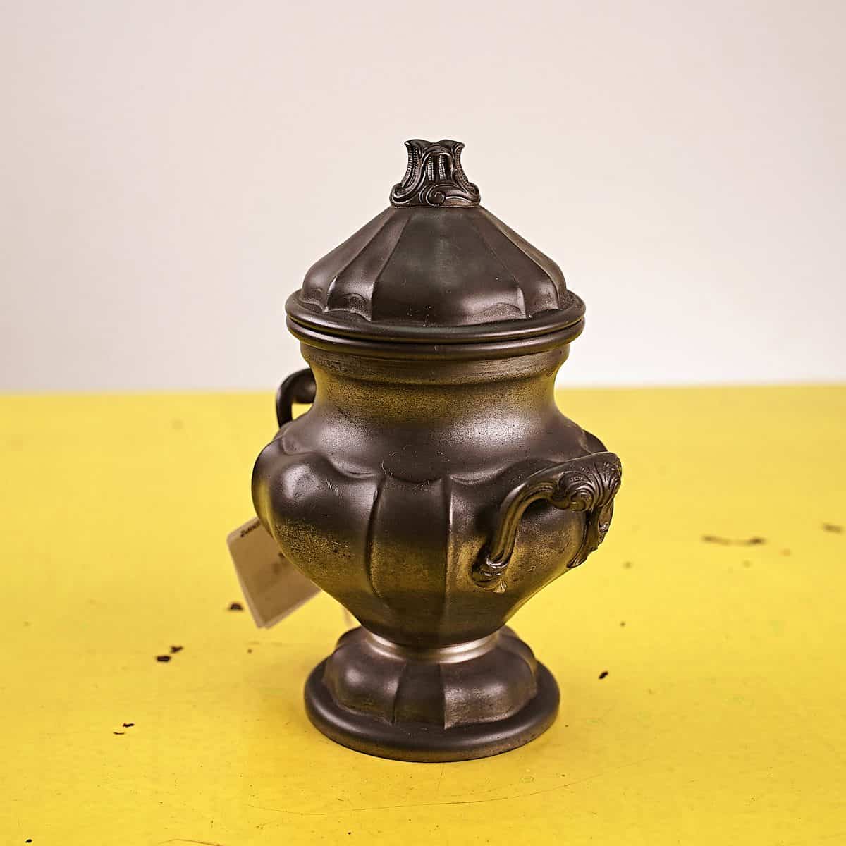 zuccheriera vintage in peltro