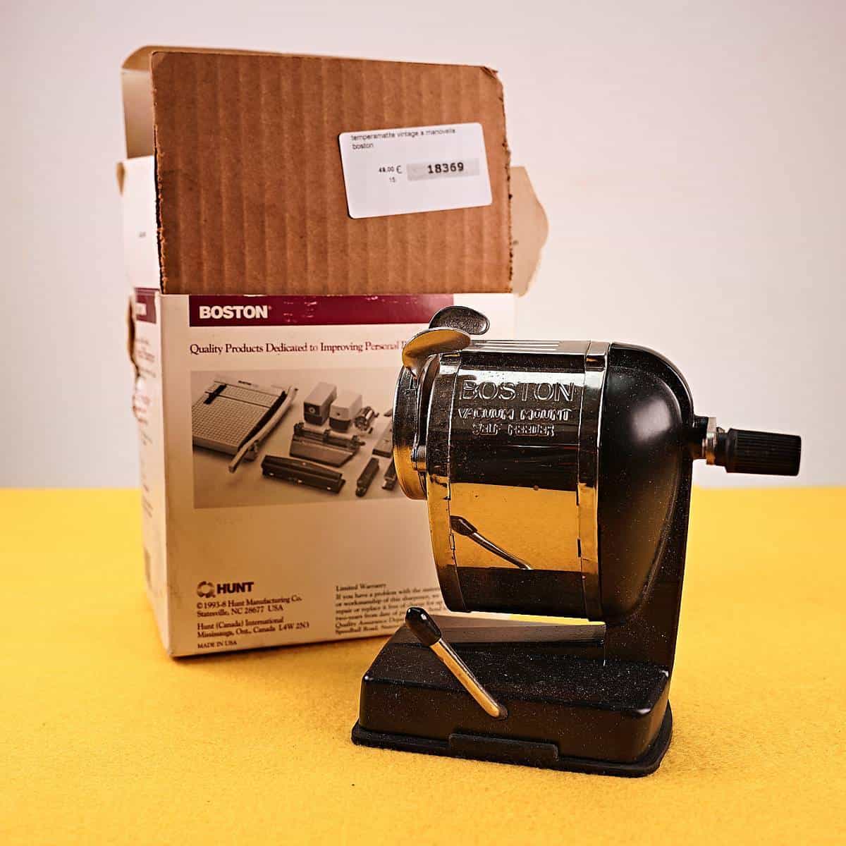 Temperamatite Manuale A Manovella Con Contenitore Per Matite Colorate E Standard (6-8mm) - ABS Antiscivolo Per Scuola E Ufficio - 3