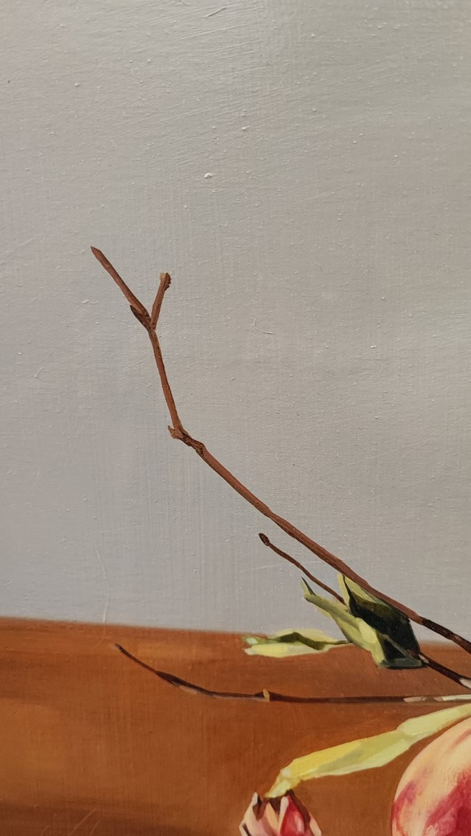 Un quadrato di pittura nel 1995: Giorgio Balboni e l’olio su tela 2 Dettaglio dell'opera di Giorgio Balboni del 1995