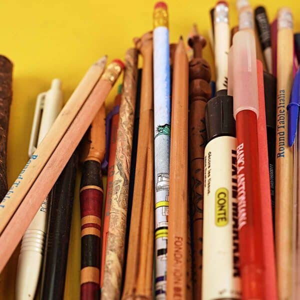 lotto di matite e penne vintage - immagine 4