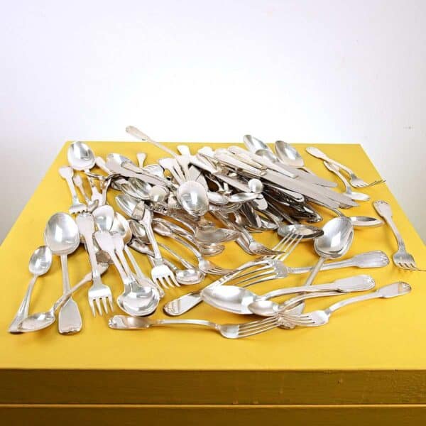 lotto di posate vintage placcate argento