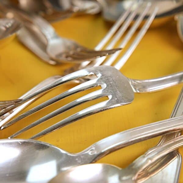 lotto di posate vintage placcate argento - immagine 4