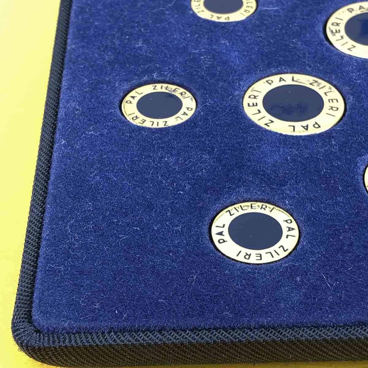 Bottone Gioiello Blu Laccato Con Stelle – Diametro 2,7 Cm Per Personalizzazioni Creative