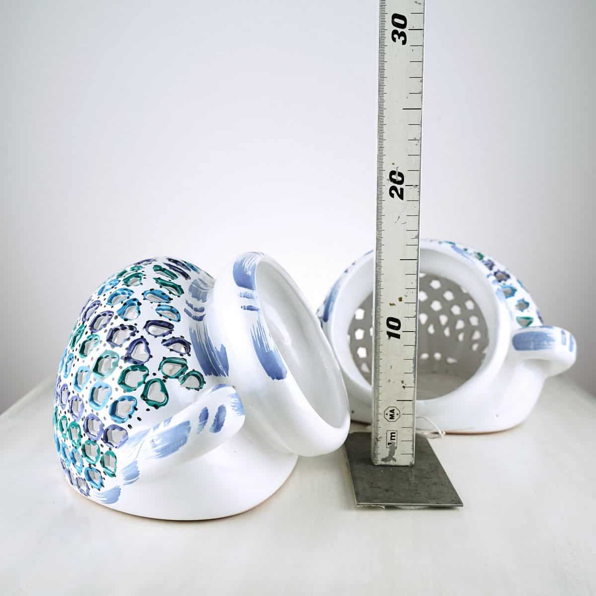 COPPIA DI PORTA PIANTE IN TERRACOTTA - immagine 4