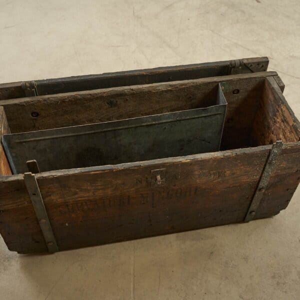 BAULE MILITARE IN LEGNO - immagine 6