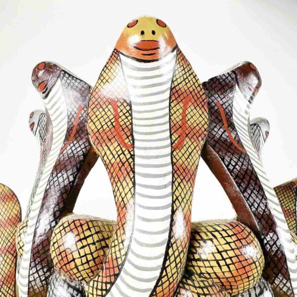 maschera Naga Raksha in legno - immagine 5