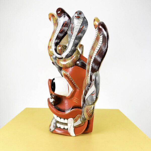 maschera Naga Raksha in legno - immagine 6