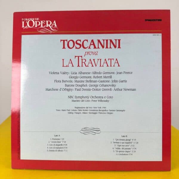 toscanini prova la traviata  - VINILE lp 33 - immagine 2