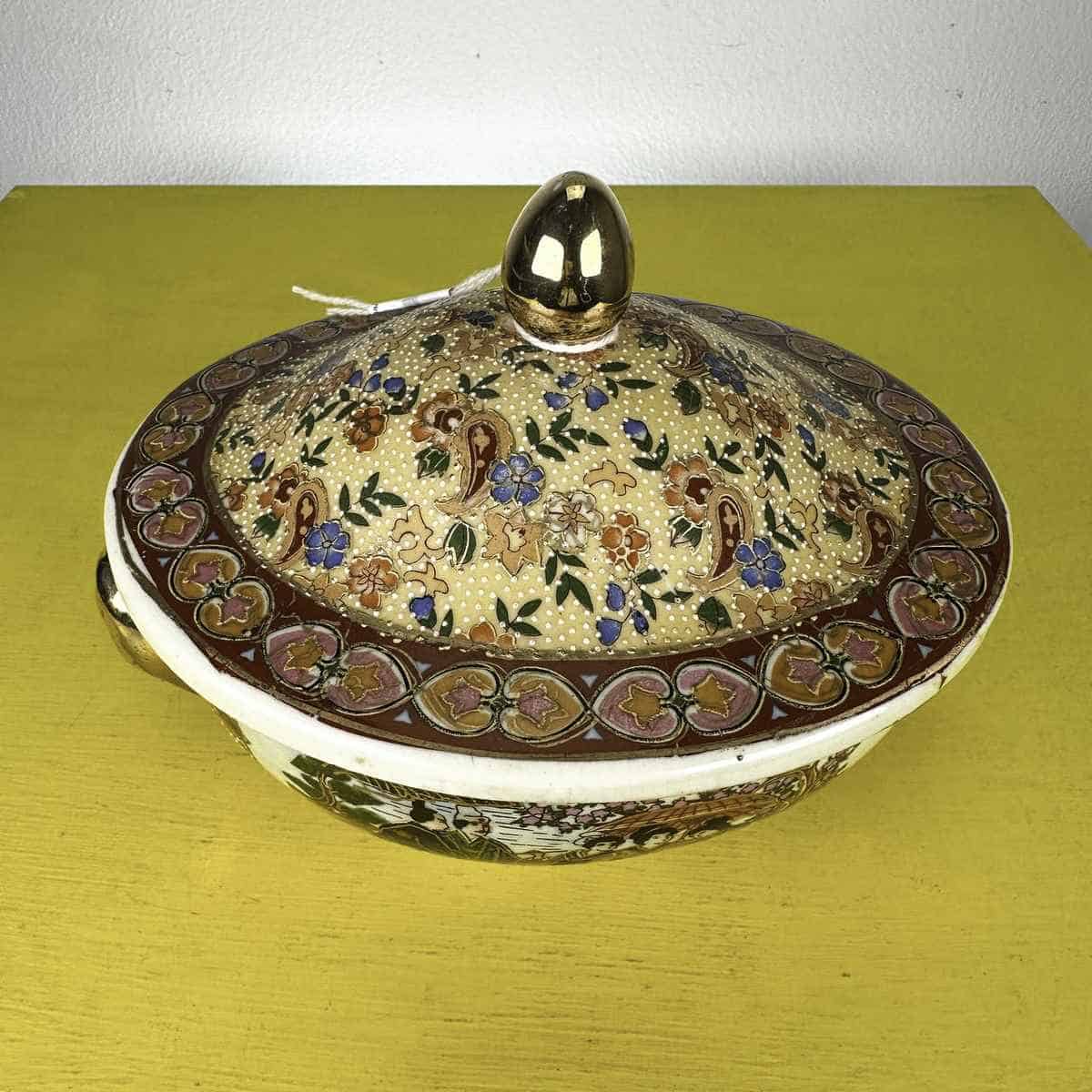 zuppiera in porcellana cinese royal satsuma - immagine 4