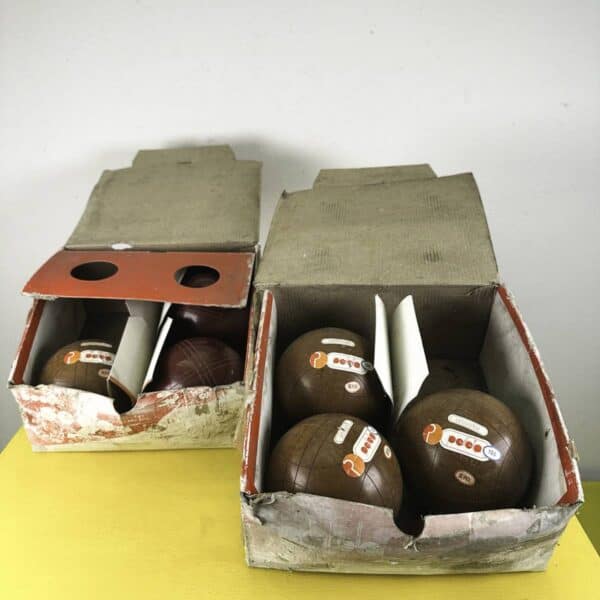 bocce professionali vintage perfetta, 6 pezzi