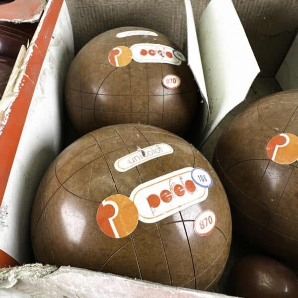 bocce professionali vintage perfetta, 6 pezzi - immagine 3