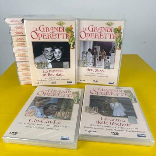 dvd le grandi operette fabbri editori, 17 pezzi - immagine 3