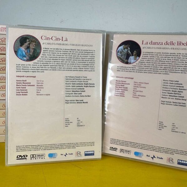 dvd le grandi operette fabbri editori, 17 pezzi - immagine 4