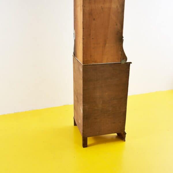 credenza vetrina angolare bianca in legno - immagine 6