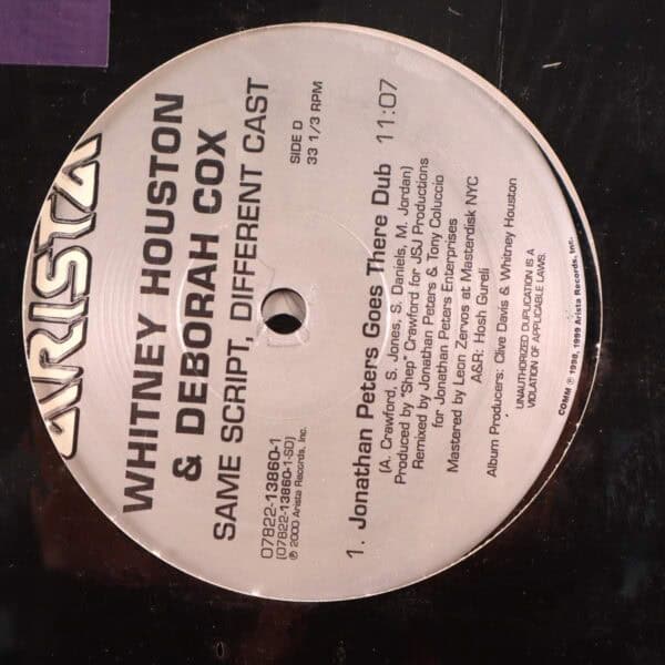 whitney houston & deborah cox 2 lp - VINILE lp 33 - immagine 2