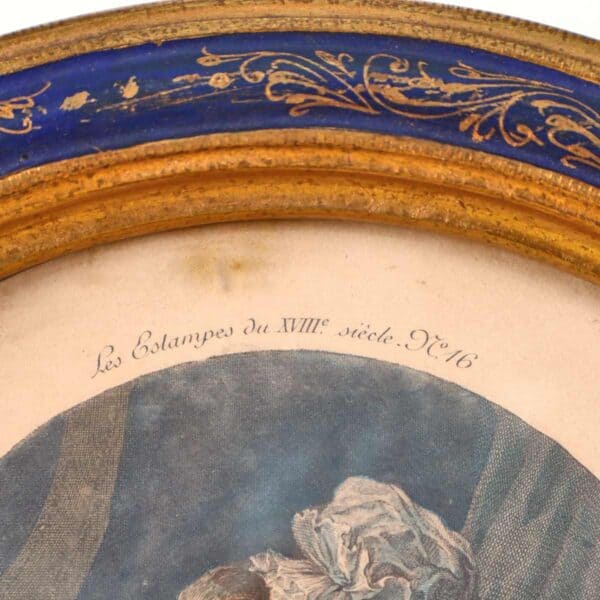 quadro stampa antica con cornice in legno - immagine 3