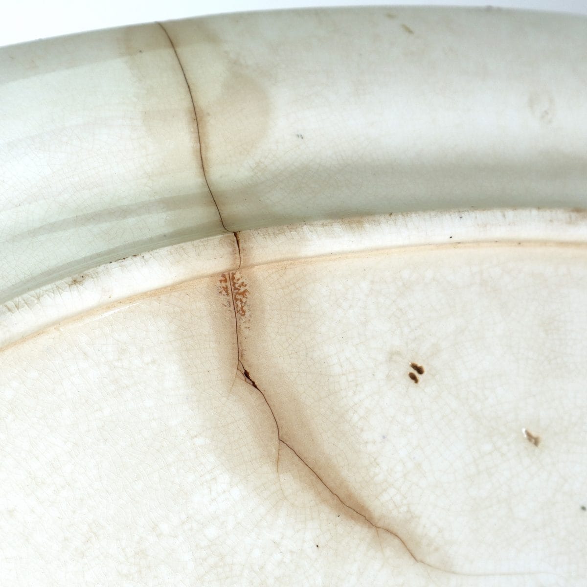 raro piatto decorativo in ceramica willeroy & boch geschutzt, con decoro svastica - immagine 12