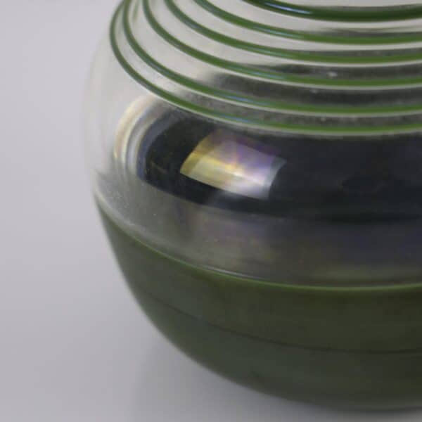 Vaso in vetro di Thomas Stearns per Venini, serie a fili, anno 1962. Firma a acido - immagine 6