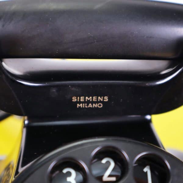 telefono vintage in bachelite siemens milano - immagine 3