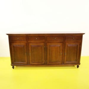Ultimi arrivi 16 Credenza in stile classico in legno con quattro ante e quattro cassetti