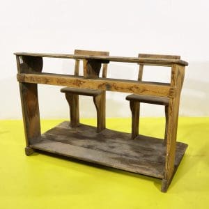 Ultimi arrivi 20 Banco scolastico in legno doppio con sedute integrate